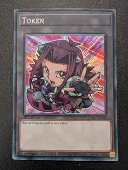 Black-Rose Dragon & Aki L5DD-ENS02 & ENSO5 Secret Rare Yugioh Chibi + Token - Image 2