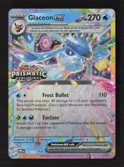 Glaceon ex - (Prismatic Evolutions Stamp) Promo Holo 026/131 NM Pokemon TCG - Image 1