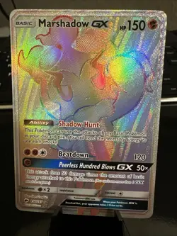 Marshadow GX (Secret) 156/147 Sm-Burning Shadows Holo - Pokemon (NM) - Image 1