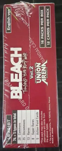 Union Arena TCG Bleach Thousand Year Blood War Vol. 2 English Booster Box Sealed - Image 5