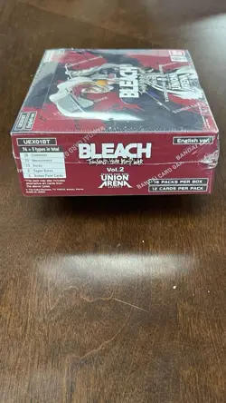 Union Arena TCG Bleach Thousand Year Blood War Vol. 2 English Booster Box Sealed - Image 2