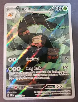 Crustle 183/182 Paradox Rift IR HOLO Pokemon Card NM Fast Shipping - Image 1