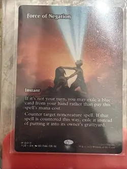 Force Of Negation (Borderless) TLE 013 - Magic the Gathering NM Regular - Image 1