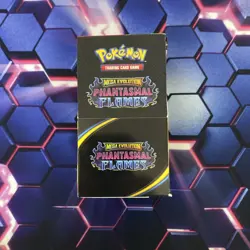 Pokemon TCG Phantasmal Flames Half Booster Box (18 Packs) - New & Unsealed - Image 1