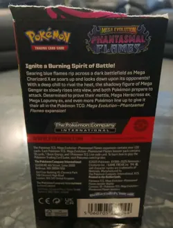 🔥Pokemon TCG Phantasmal Flames Half Booster Box (18 Packs UnSealed Ripped box🔥 - Image 4