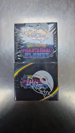 Pokemon TCG Phantasmal Flames Half Booster Box (18 Packs) UNSEALED NEW - Image 1