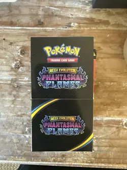 Pokemon TCG Phantasmal Flames Half Booster Box (18 Packs Sealed) UNSEALED BOX - Image 1