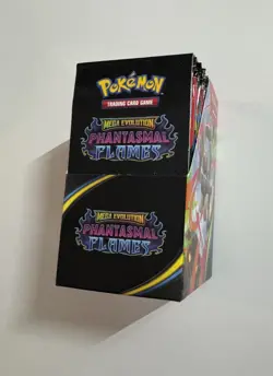 Pokemon TCG Phantasmal Flames Half Booster Box (18 Packs) UNSEALED - Image 1