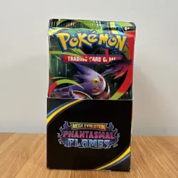 Pokemon TCG Phantasmal Flames Half Booster Box 18 Packs UNSEALED - Image 1