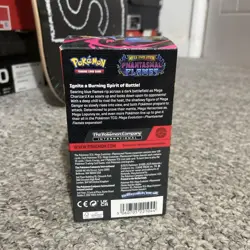 Pokemon TCG Mega Evolution Phantasmal Flames Half Booster Box 18 Packs Unsealed - Image 2