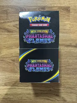 Pokemon TCG Phantasmal Flames Half Booster Box 18 Packs UNSEALED - Image 1