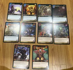 World Of Warcraft - 10 Jumbo Different Card Lot - Heroes Of Azeroth CCG TCG - Image 1