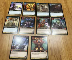 World Of Warcraft - 10 Jumbo Different Card Lot - Heroes Of Azeroth CCG TCG - Image 2