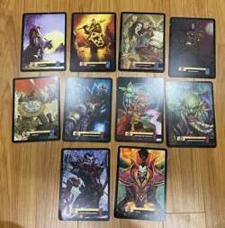 World Of Warcraft - 10 Jumbo Different Card Lot - Heroes Of Azeroth CCG TCG - Image 3