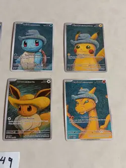 8 Starry Night Pokemon x Van Gogh Promo Card -Read Description - Image 3