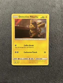 Pokemon TCG Detective Pikachu SM190 Promo Holo Card NM Condition - Image 1