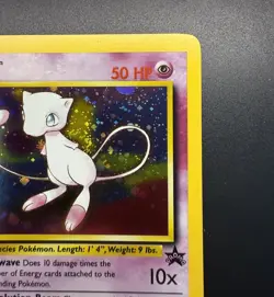 Mew 9 Holo Black Star Promo WOTC Pokemon Card TCG English Lightly Played LP - Image 2
