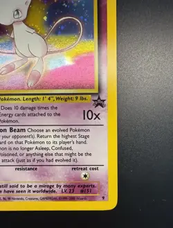 Mew 9 Holo Black Star Promo WOTC Pokemon Card TCG English Lightly Played LP - Image 3