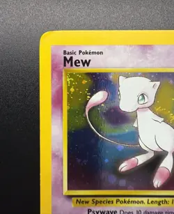 Mew 9 Holo Black Star Promo WOTC Pokemon Card TCG English Lightly Played LP - Image 5
