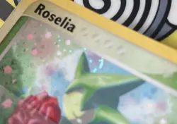 Roselia Holo Rare EX Dragon Pokemon Card 9/97 Vintage Near Mint w/ Little Swirl! - Image 5
