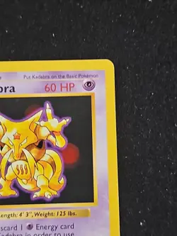 Pokemon TCG Kadabra Card Base Set, Unlimited Uncommon, Regular Card 32/102 LP - Image 3