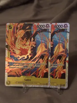 ST13-008 SR Sabo x2 The Three Brothers Bond English One Piece Card - Image 1