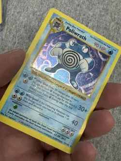 Poliwrath Pokemon TCG Base Set Holo Shadowless Rare Card 13/102 - Image 2