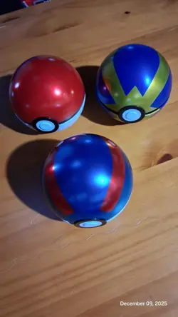 Pokemon TCG EMPTY Pokeball Tins - No Cards Or Booster Packs - Image 1