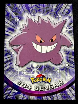 Pokemon #94 Gengar Card Topps 2000 TV Animation Edition Nintendo - Image 1
