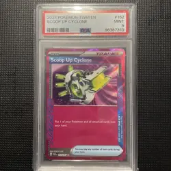 Pokemon TCG Scoop Up Cyclone 162/167 Holo Twilight Masquerade Card PSA 9 - Image 1