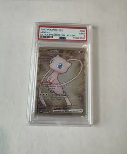 Pokemon 2023 151 Ultra Premium Collection MEW Ex Metal #205 PSA 9 Mint RARE - Image 1