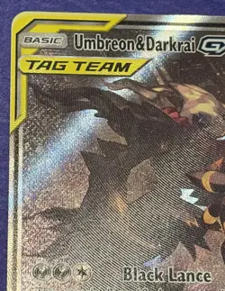 Pokemon TCG Umbreon & Darkrai GX SM241 Sun & Moon Promo Card NM Condition - Image 4