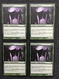 4x Melira's Keepers MTG Mirrodin Besieged NM Magic Regular - Image 1