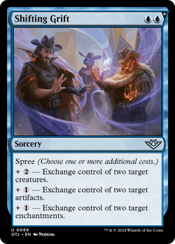 Shifting Grift 66 | Near Mint ◆FOIL◆ | OTJ Outlaws of Thunder Junction Magic MTG - Image 1