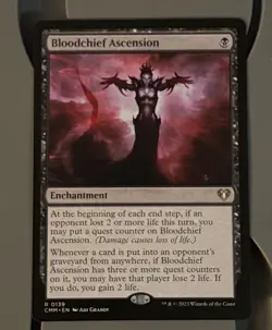 Bloodchief Ascension Commander Masters Regular RARE MTG - Image 4