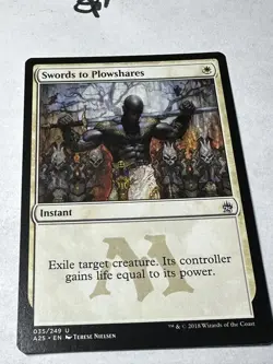 x4 MTG: Swords to Plowshares (035/249) , Masters 25 x3 + Battlebond x1 - Image 1