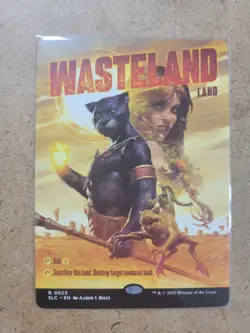 Wasteland |NM| Encyclopedia Secret Lair Magic MTG Non-Foil - Image 1