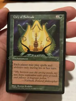 City of Solitude English MTG Visions LP Magic The Gathering X1 - Image 1