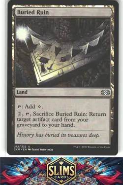 Buried Ruin - Double Masters - MTG - Uncommon - #312 - NM - Image 1