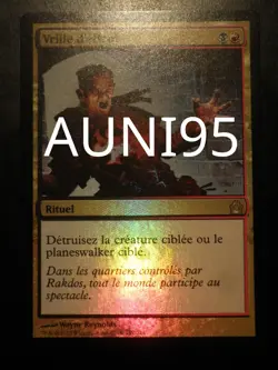 mtg magic dreadbore FOIL ravnica FRENCH vf fr Vrille d'effroi - Image 1