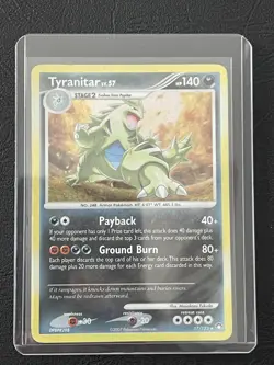 Pokemon TCG - Mysterious Treasures - Tyranitar 17/123 Holo - P - Image 1