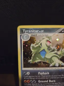 Pokemon TCG Tyranitar 17/123 Holo Rare Mysterious Treasures DP 🌟🌟🌟 - Image 2