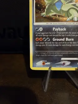 Pokemon TCG Tyranitar 17/123 Holo Rare Mysterious Treasures DP 🌟🌟🌟 - Image 5