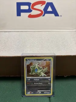 Pokemon TCG: 2007 Mysterious Treasures Tyranitar #17/123 Holo Rare LP+ - Image 1