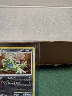 Pokemon TCG: 2007 Mysterious Treasures Tyranitar #17/123 Holo Rare LP+ - Image 3