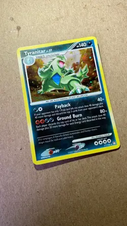 Tyranitar 2007 Mysterious Treasures 17/123 Holo Rare Pokemon TCG - Image 3