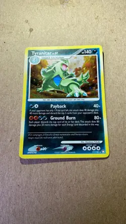 Tyranitar 2007 Mysterious Treasures 17/123 Holo Rare Pokemon TCG - Image 4
