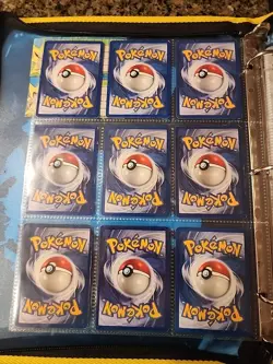 Pokemon Collection Binder Vintage Lot of Cards Holos Rare WoTC Base Gym Neo Etc - Image 2