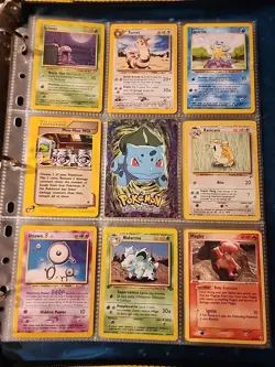 Pokemon Collection Binder Vintage Lot of Cards Holos Rare WoTC Base Gym Neo Etc - Image 3