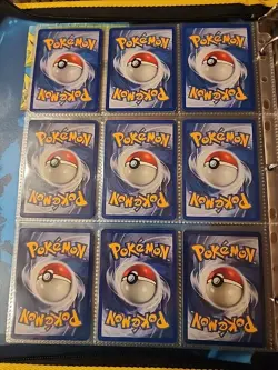 Pokemon Collection Binder Vintage Lot of Cards Holos Rare WoTC Base Gym Neo Etc - Image 5